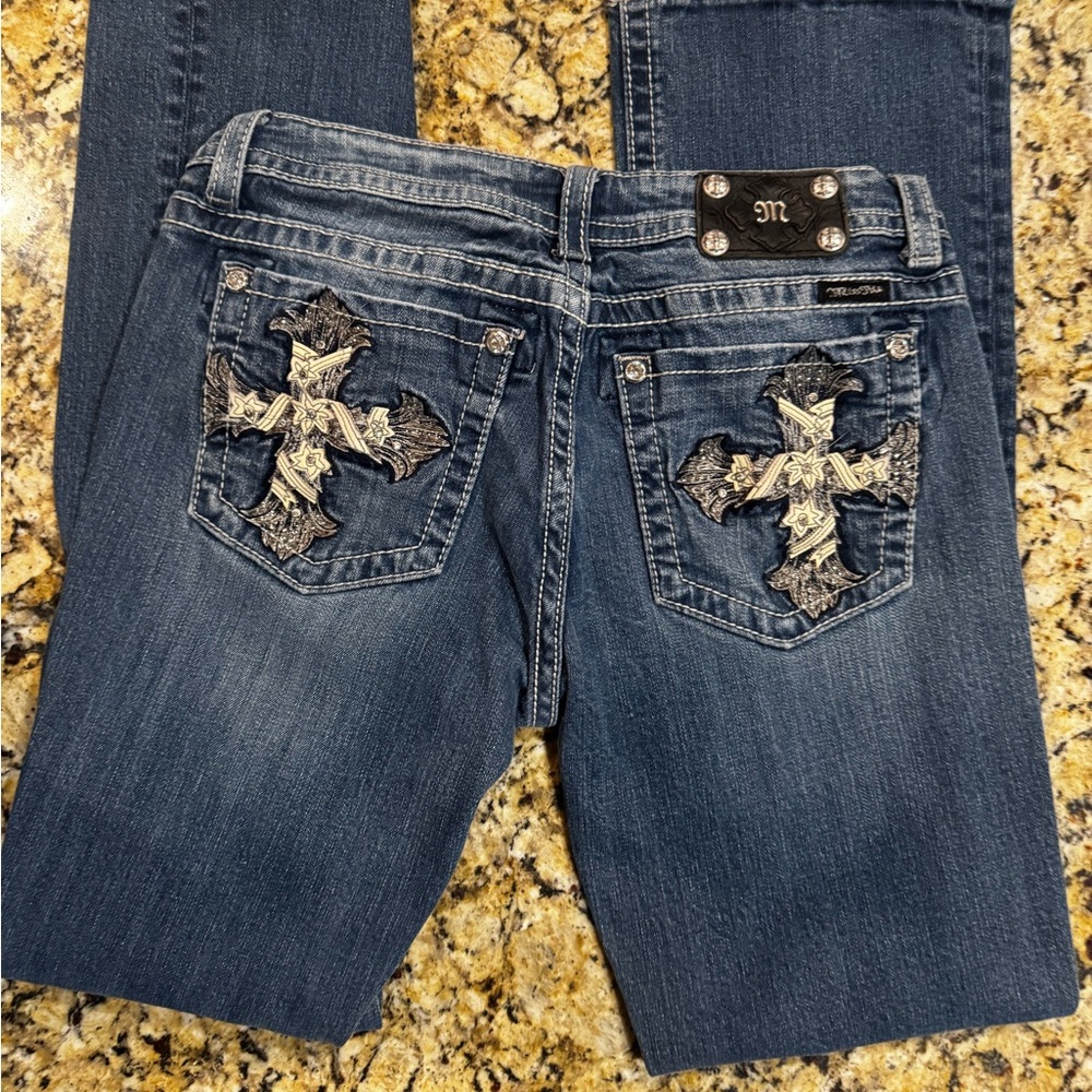 Miss Me Women's Blue Boot Cut Jeans - Picture 2 of 6